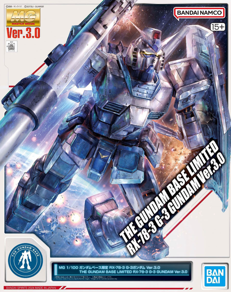 ¡MG 1/100 RX-78-3 Gundam G-3 Ver! 3.0